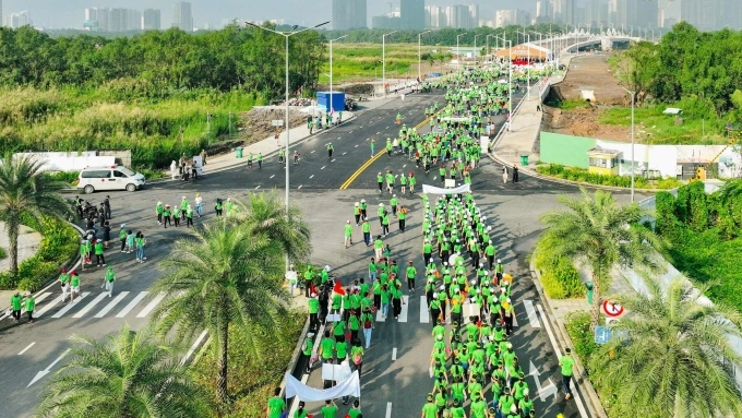 5.000 người tham gia giải đi bộ đồng hành trên đường Liên Phường