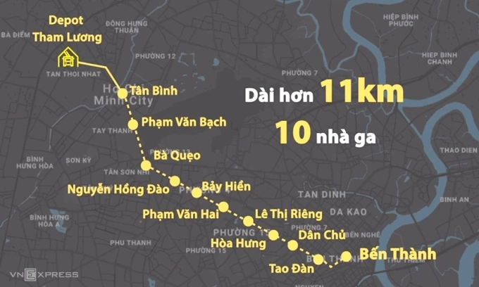 dự án metro bến thành tham lương