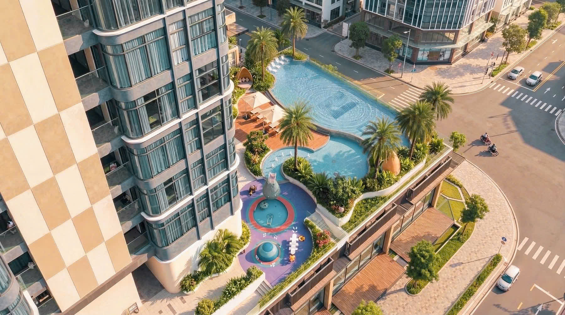 tiện ích sarene, hồ bơi căn hộ sala, chung cư cao cấp