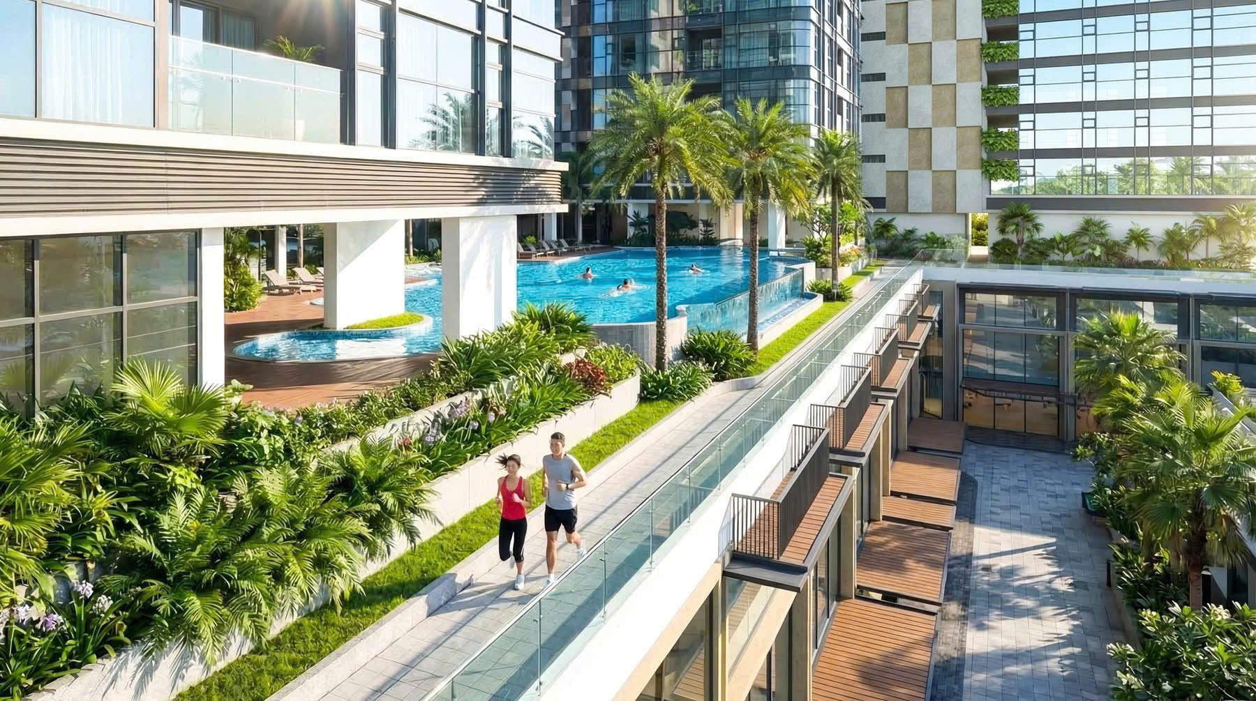 tiện ích nội khu sarene, căn hộ sala thủ thiêm, không gian sống