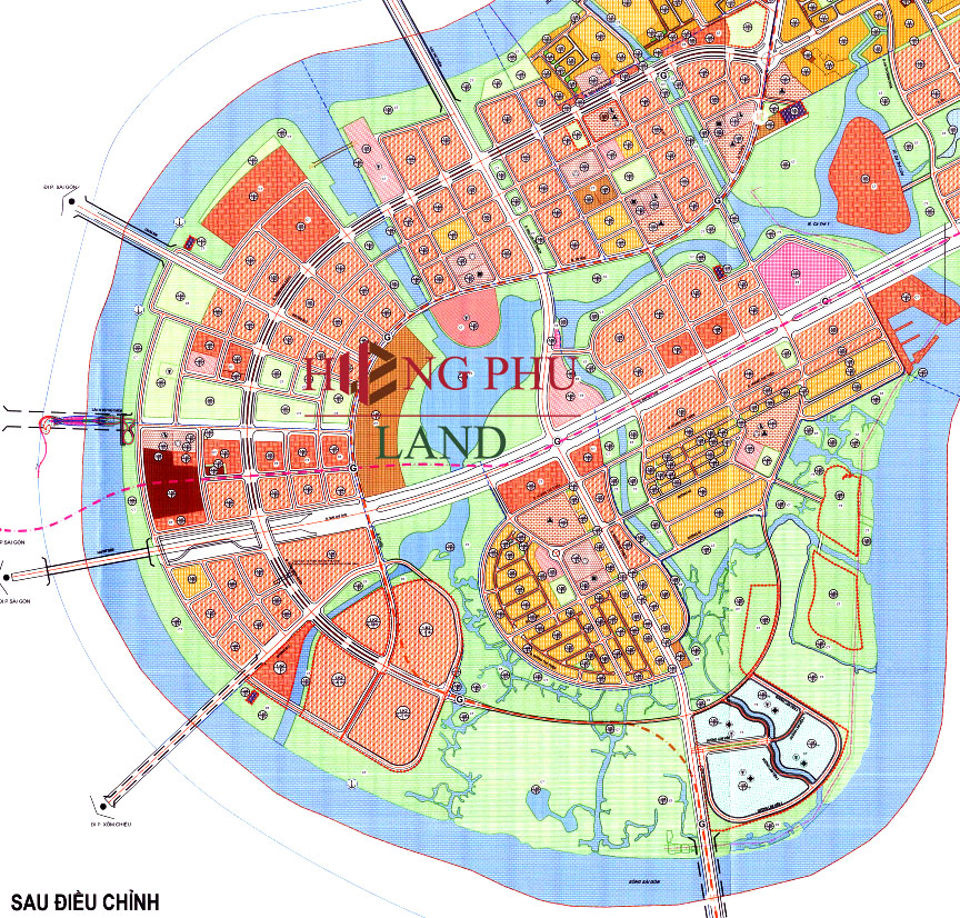 Bản đồ trung tâm hành chính Thủ Thiêm 2026 quy hoạch chi tiết khu lõi đô thị