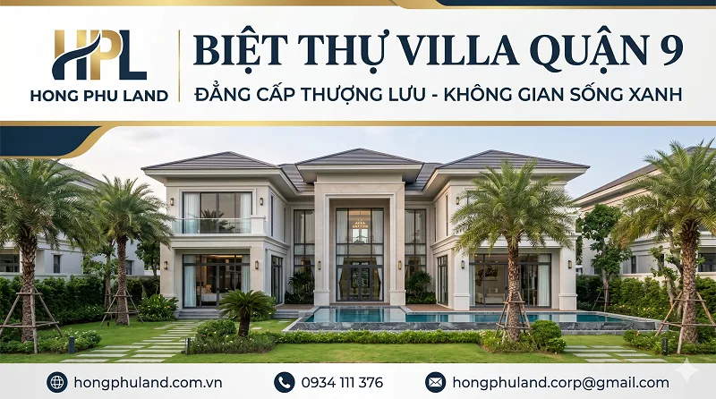 villa đẹp về đêm quận 9, biệt thự sang trọng Sài Gòn, villa cao cấp TP.HCM, biệt thự hiện đại