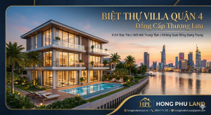 biệt thự quận 4, villa quận 4, biệt thự sang trọng quận 4, villa đẹp Sài Gòn, biệt thự cao cấp TP.HCM