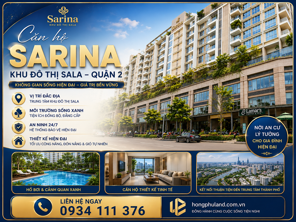 căn hộ sarina sala, sarina thủ thiêm, chung cư sarina sala, căn hộ cao cấp sala, sarina đại quang minh