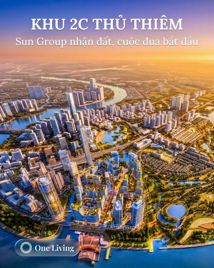 phối cảnh Khu 2C Thủ Thiêm, Sun Group Thủ Thiêm, dự án Thủ Thiêm Sun Group, quy hoạch Khu 2C, trung tâm tài chính Thủ Thiêm