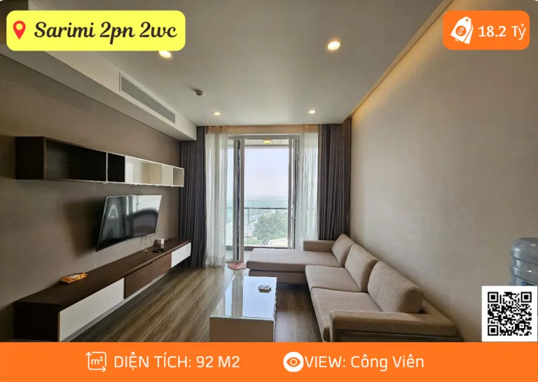 Bán Căn Hộ Sarimi Sala 2pn 2wc full nt